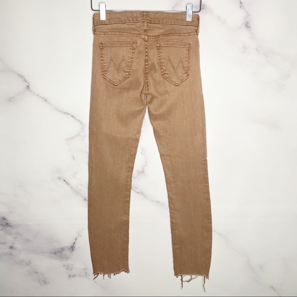 Mother | The Looker Fray Ankle Raw Hem Mauve Jeans - Picture 5 of 9
